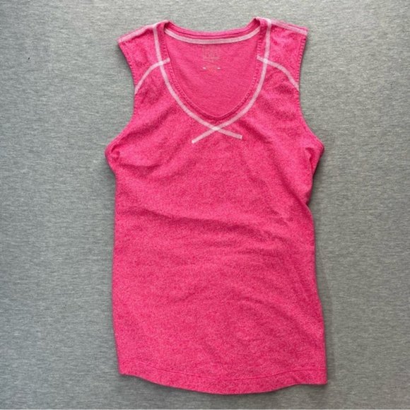 Helly Hansen Womens Pink Sleeveless Tank Top Size Medium Activewear - Picture 1 of 8